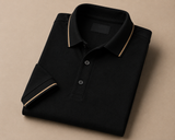 Elite Black Polo T shirt